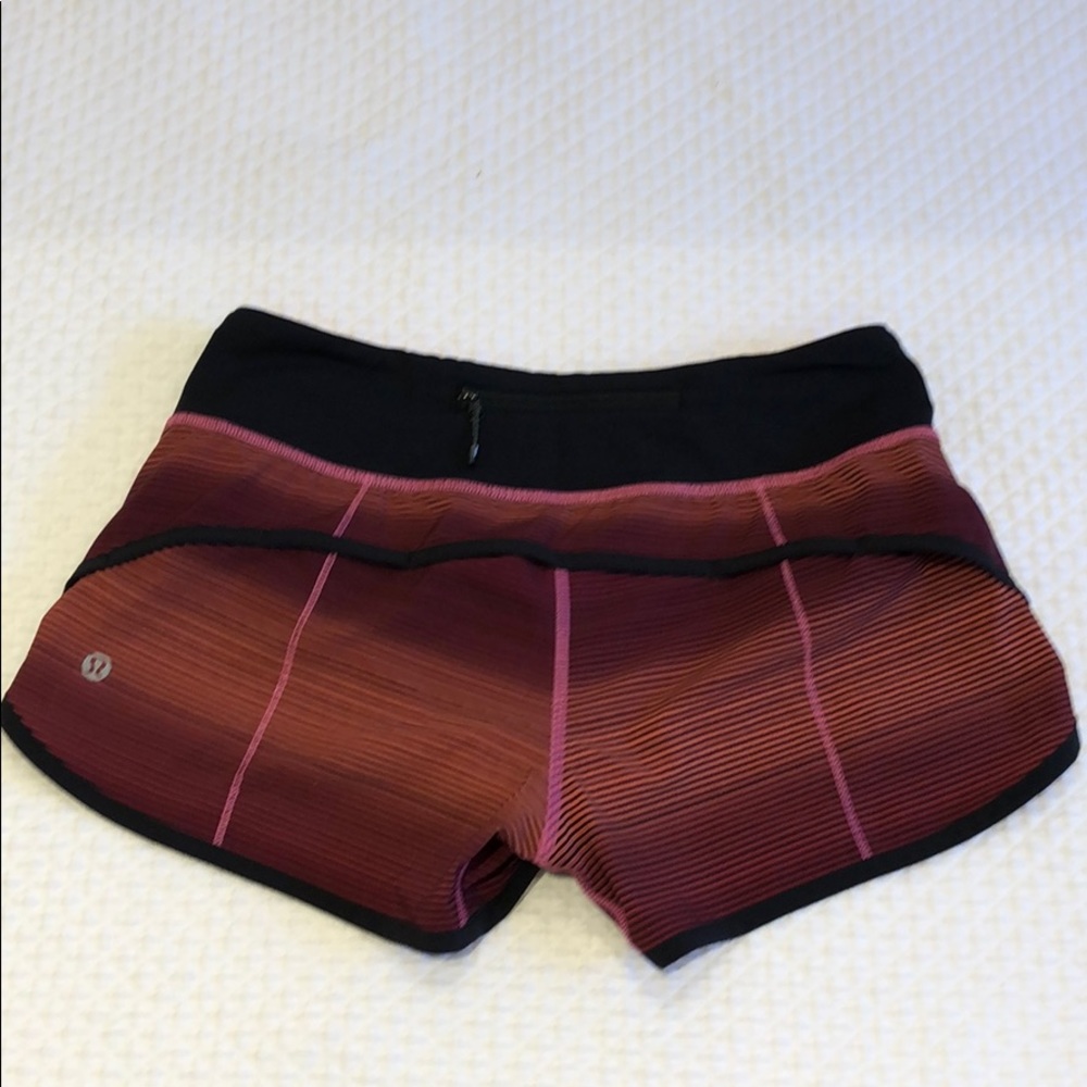 EUC Lululemon Speed Shorts 4/xs